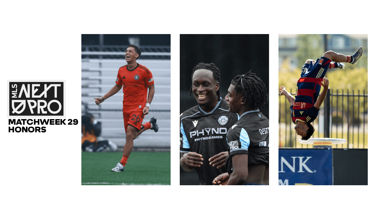 Zidane Yañez featured in the MLS NEXT Pro Matchweek 29 honors